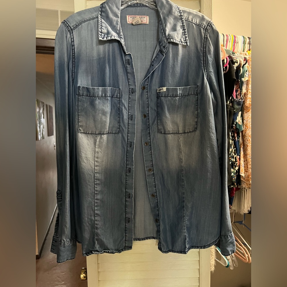Guess Jean button down